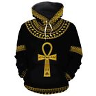 Melaninful Ankh Egypt 1 All-over Hoodie - Brand New 'Out of box' special
