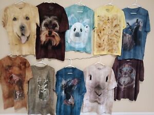 Men's Wholesale Lot 20 The Mountain Tye Dye Nature Animal T-shirts  S-2XL (wb717