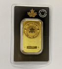 2021 Royal Canadian Mint 1 oz .9999 Fine Gold Bar - Mint OGP & Assay Certificate