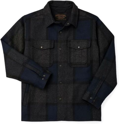 Filson Mackinaw Jac Shirt 20232893 Jacket Shirt Wool CC Navy Charcoal Gray CC