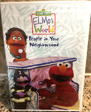 ELMO'S WORLD People in Your Neighborhood DVD / Ships free Same Day with Tracking