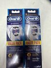 2 Pack NEW! Braun Oral B 3D White Replacement Electric Toothbrush Heads 4 Pack