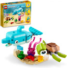 LEGO Creator 3in1 Dolphin and Turtle 31128 Building Kit 137 Pieces