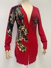 Womens Vintage Ed Hardy Red KnitSweater/Cardigan