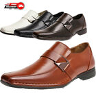 Men's Dress Shoes Slip On Loafer Shoes Square Toe Formal Comfort Dress Shoes