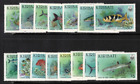 1990 Kiribati Fish Stamps Set of 15 SG326/40 MUH