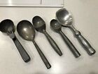 Vintage Japan-Taiwan Ice Cream Scoop Mixed Lot of 5 - Push Button/Ribbed Handles