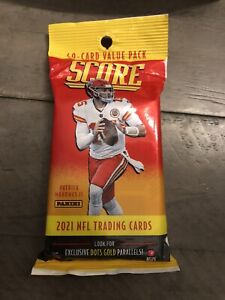 2021 Panini Score NFL Football 40 Card Value Cello Fat Pack Sealed Lawrence Auto