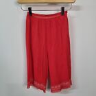 VTG LORRAINE PETTIPANTS Bloomers  RED Sheer Panties Nylon 1960s Pin Up Sz 5