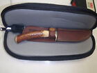 New ListingRANDALL MADE KNIFE OLD STYLE 8-4 BIRD & TROUT HEISER BROWN BUTTON SHEATH STAG