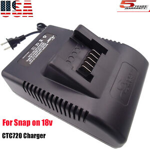 Charger CTC720 For Snap on 18V Battery Lithium AAA+ CTB8185 CTB8187 CTB7185 US