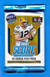 2018 Panini Score Football Pack 12 Cards 3 Rookies Per Pack Factory Sealed
