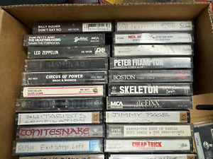 cassette tapes lot rock - 20 cassettes