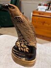 9.5 inch Cameo carved Buffalo Horn Eagle cool