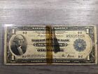 1918 Series $1 Dollar Bill w/May 18, 1914 Date-National Currency Note-040724-59