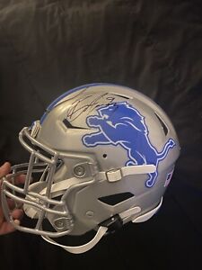 Detroit Lions  Romeo Okwara Notre Dame NFL Full Size Game Issued Helmet