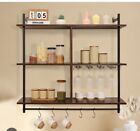 Pipe Shelf Industrial Floating Shelving 40”Kitchen Wall-Mounted Shelf with T...