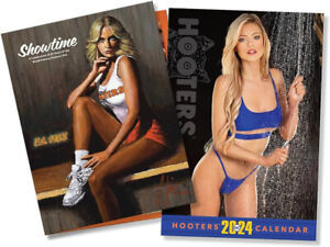 2024 Hooters 15 Month Oversized Wall Calendar With Poster & Coupons