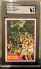 ⭐️ MAGIC JOHNSON 1981 TOPPS ACTION #109 SGC 6 EX/NM HOF LAKERS  Year after RC 🔥
