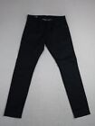 G Star Raw Men's Jeans Size 33x32 Revend Super Slim Black Waxxed Denim Pockets