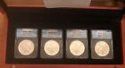 New ListingANACS MS70 1986- 1989 Silver Eagle Collection Perfect Grade
