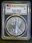 2020 $1 American Silver Eagle First Strike PCGS MS70 - FREE SHIP