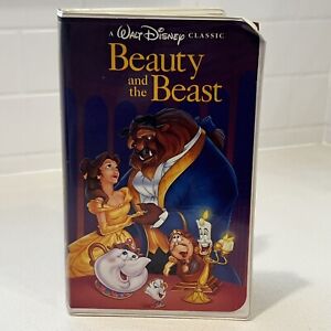 New ListingBEAUTY AND THE BEAST Black Diamond RARE VHS Walt Disney #1325 w/ Inserts