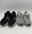 (2) Brooks Ghost 14 Women’s Black & Gray Athletic Running Shoes Size 5.5 D