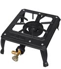 Portable Single Burner Cast Iron Propane LPG Gas Stove Outdoor Camping Cooker