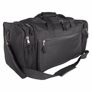 DALIX Brand New Duffle Bag Sports Duffel Bag in Black Gym Bag