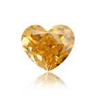 0.50 Carat Loose Orange Natural Diamond Heart Shape VS2 GIA Certified Rare Gift