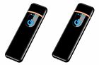 2 Smart Touch Sensor USB Rechargeable Flameless Electric Lighters For 14.99