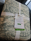 Pottery Barn Alessandra  scroll King percale duvet Blue  New w tag