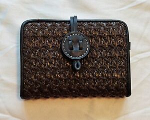 Etienne Aigner Woven Coin / Card / Key Purse. New, Unboxed.
