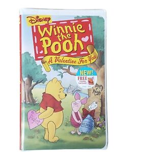 Disney Winnie The Pooh A Valentine For You VHS Movie New Sealed Free Shipping
