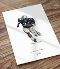 Bo Jackson Poster Auburn Tigers Football Art Print