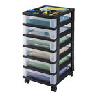 IRIS USA Craft Organizers and Storage, Rolling Storage Cart for Classroom