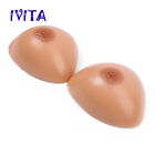 G Cup Artificial Silicone Breast Forms Drag Queen Large Suntan Fake Boobs