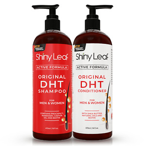 DHT Blocker Anti Hair Loss Shampoo and Conditioner set with Biotin (2 x 16 Oz)