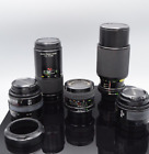LOT of 5 Minolta Mount lenses that may or may not work, lenses not tested *read*