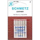 Schmetz Leather Sewing Machine Needles 15x2 Size 16 Singer Kenmore White Elna
