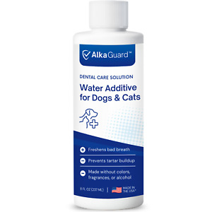 AlkaGuard Dental Water Additive for Dogs & Cats, Oral Care Aid for Plaque/Tartar
