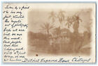c1905 Trees View Sadarghat Bangladesh Antique Posted RPPC Photo Postcard