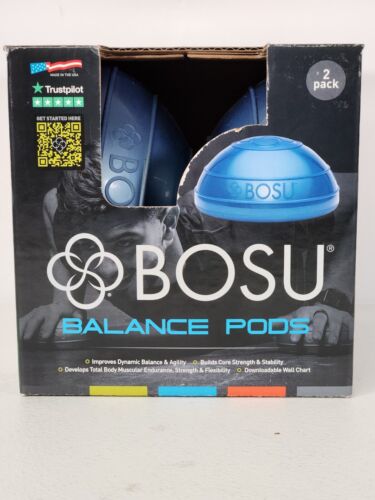 BOSU 2-Pack Balance Ball Trainer, 6.5 Inch, Cardio Workout Pod, Core Strength,