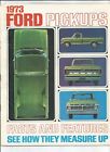 1973 Ford F-150, F-250, F-350 4WD Pickup Truck Dealer Sales Brochure. catalog