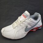 Nike Shox Men's 11 Tennis Shoes White Gray Red Retro 2014 Junior Shox Sneakers