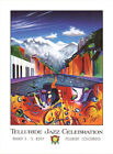 2001 TELLURIDE JAZZ FESTIVAL POSTER 22x30 - COLORADO - ORIGINAL MINT ROLLED