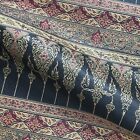 Montage Black Jacquard Woven Upholstery Fabric 54