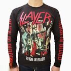 Slayer - Reign In Blood. Long Sleeve Black T-Shirt