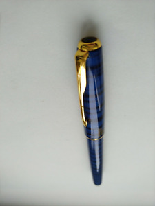 Parker Sonnet Rollerball Pen Deep Blue Stripes & Gold New In Box Made In France